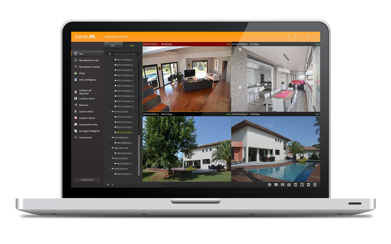 Controllo telecamere IP da software gratuito